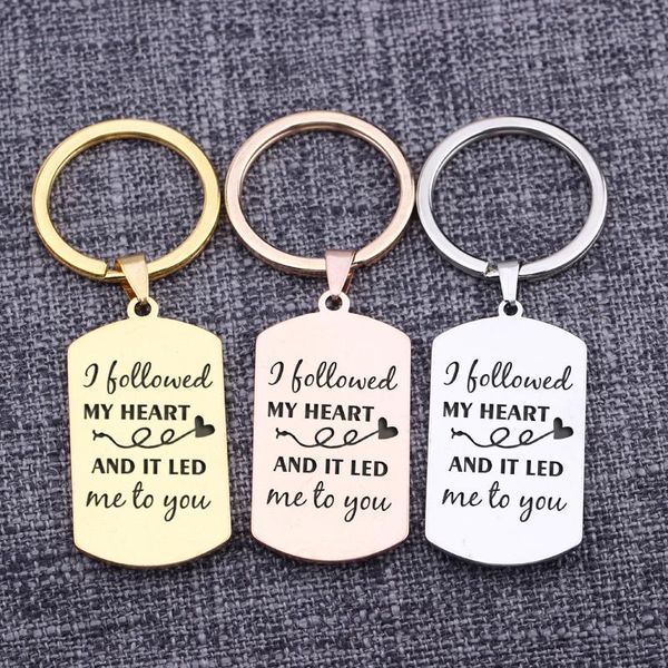 keychains i followed my heart and it led me to you couples gift jewelry keytags dog tags piece novelty trinket key set, Silver
keychains i followed my heart and it led me to you couples gift jewelry keytags dog tags piece novelty trinket key set, Silver