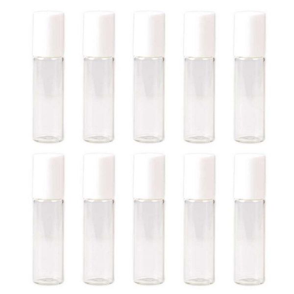 5pcs 5ml/10ml clear glass essential oil roller bottle perfume energy repair natural chip stone aura storage boxes & bins
5pcs 5ml/10ml clear glass essential oil roller bottle perfume energy repair natural chip stone aura storage boxes & bins