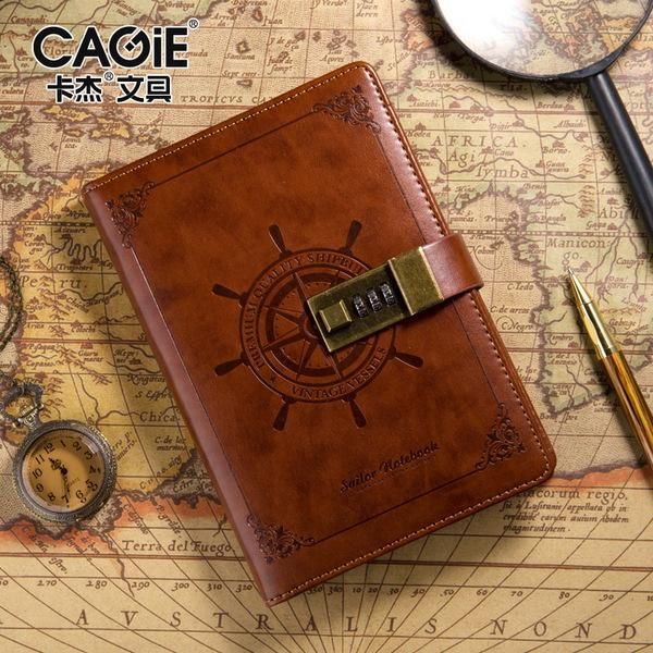 retro sailor notebook creative stationery pu notepad student imitation leather note hand account book password boxed notepads, Purple;pink
retro sailor notebook creative stationery pu notepad student imitation leather note hand account book password boxed notepads, Purple;pink