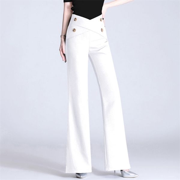 trouser suits high waisted pants women fashion office white chic button back zip elegant casual 210601, Black;white
trouser suits high waisted pants women fashion office white chic button back zip elegant casual 210601, Black;white