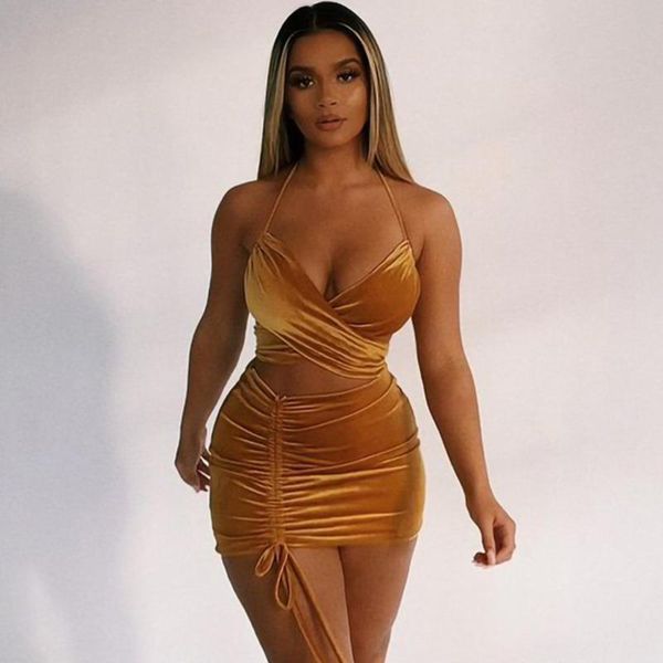 casual dresses summer wrap velvet women dress solid backless club spaghetti strap pleated feminino party vestido, Black;gray
casual dresses summer wrap velvet women dress solid backless club spaghetti strap pleated feminino party vestido, Black;gray