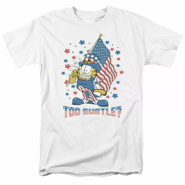 Garfield Patriotic Subtle T Shirt Licensed Comic Book Cartoon Tee White, White;black
Garfield Patriotic Subtle T Shirt Licensed Comic Book Cartoon Tee White, White;black
