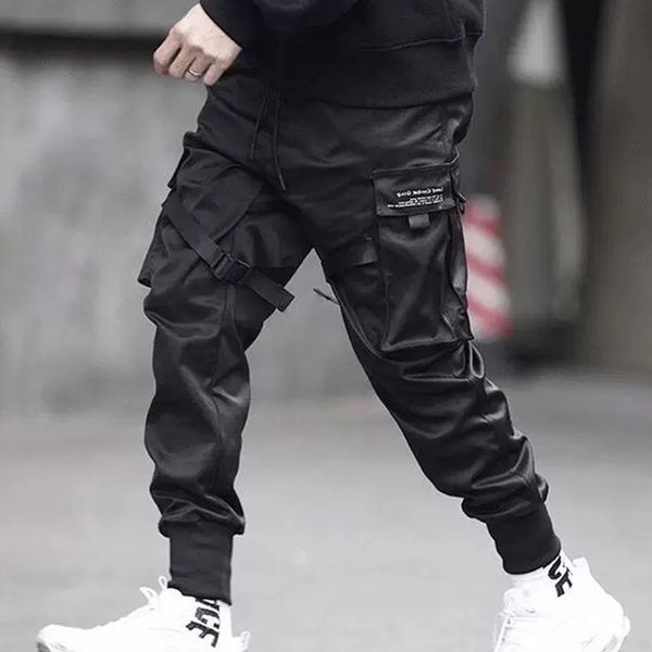 men's pants multi-pocket harem hip trousers streetwear sweatpants hombre male casual fashion cargo fcq4, Black
men's pants multi-pocket harem hip trousers streetwear sweatpants hombre male casual fashion cargo fcq4, Black