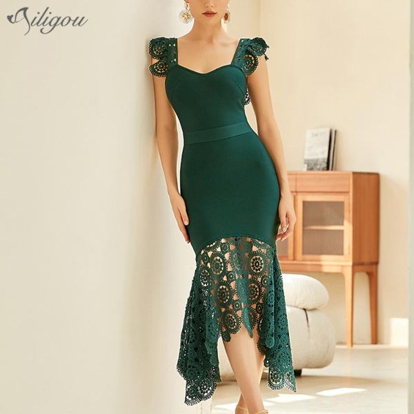 ailigou 2021 fashion spaghetti belt lace sleeveless bandage dress female green midi bodycon club celebrity party casual dresses, Black;gray
ailigou 2021 fashion spaghetti belt lace sleeveless bandage dress female green midi bodycon club celebrity party casual dresses, Black;gray