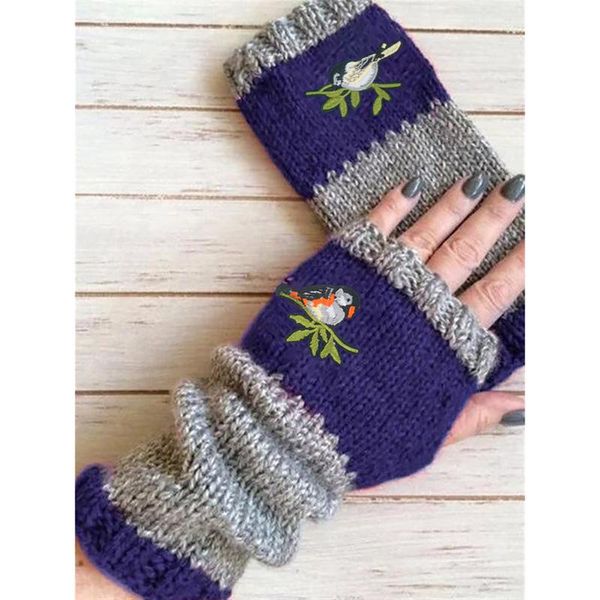 five fingers gloves women fingerless winter knit warm plus velvet embroidere outdoor glove without printed girls mittens gift, Blue;gray
five fingers gloves women fingerless winter knit warm plus velvet embroidere outdoor glove without printed girls mittens gift, Blue;gray