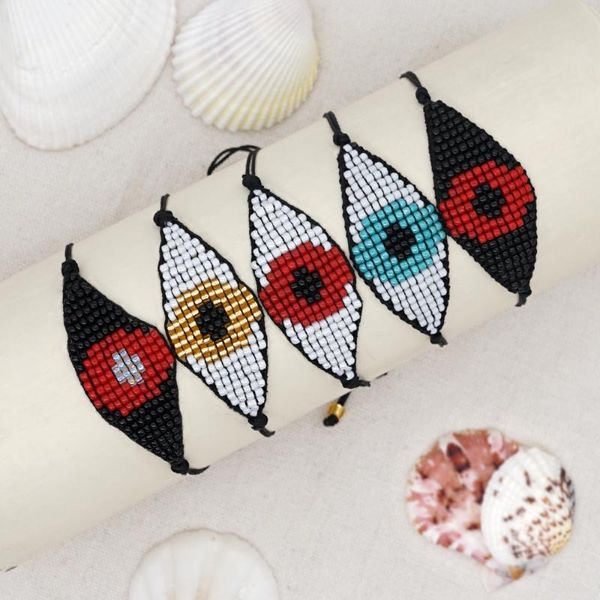 go2boho turkey evil eye bracelet for women jewellery delica miyuki beads jewelry 2021 trendy handmade pulsera femme charm bracelets, Golden;silver
go2boho turkey evil eye bracelet for women jewellery delica miyuki beads jewelry 2021 trendy handmade pulsera femme charm bracelets, Golden;silver