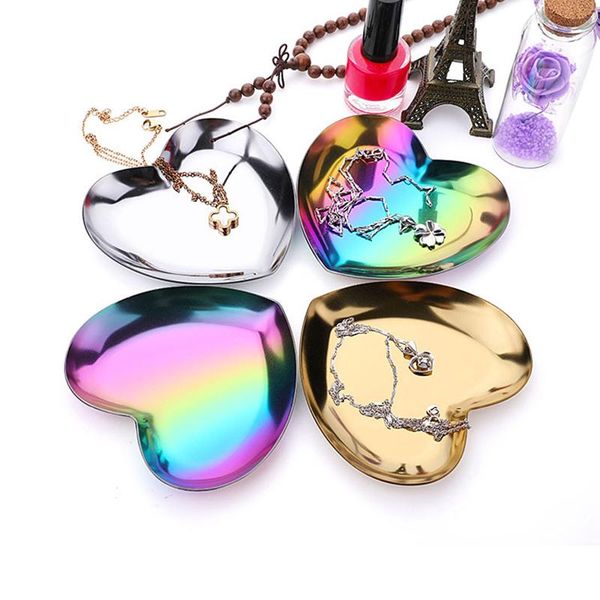 kitchen storage & organization household fruit platter stainless steel jewelry box tray heart-shaped snack plate accessories
kitchen storage & organization household fruit platter stainless steel jewelry box tray heart-shaped snack plate accessories