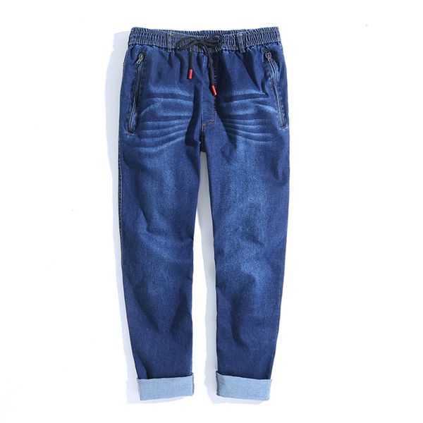 men's jeans 3xl-9xl plus size elastic black mark brim pants comfortable men loose stretch male jeans denim baggy with zipper, Blue
men's jeans 3xl-9xl plus size elastic black mark brim pants comfortable men loose stretch male jeans denim baggy with zipper, Blue