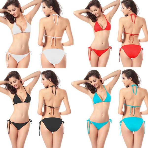 one-piece suits women's bikini patchwork swimsuit fashion solid color lace up triangle bathing suit with chest pad summer beachwear
one-piece suits women's bikini patchwork swimsuit fashion solid color lace up triangle bathing suit with chest pad summer beachwear