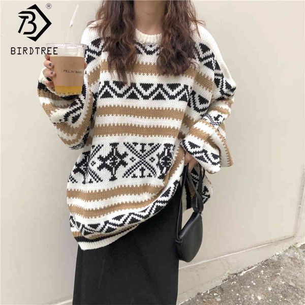 ins winter new arrival women's pullovers sweater stripe full sleeve o-neck loose knitted sweater casual c99804k 210419, White;black
ins winter new arrival women's pullovers sweater stripe full sleeve o-neck loose knitted sweater casual c99804k 210419, White;black