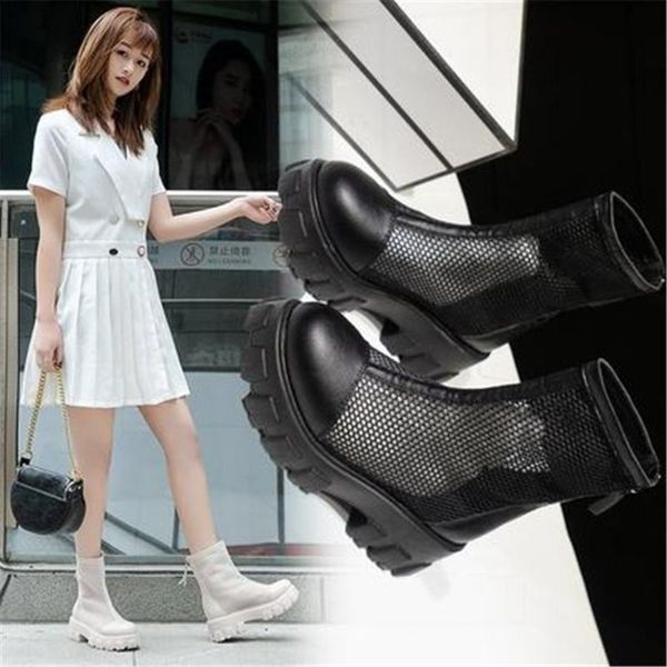 hollow out summer women ankle boots platform thick sole back zipper mesh sneakers female high waist shoes beige black 35-43
hollow out summer women ankle boots platform thick sole back zipper mesh sneakers female high waist shoes beige black 35-43