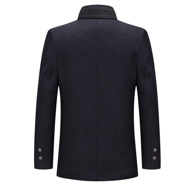 men's wool & blends autumn winter business woolen coat plus cotton thick jacket men warm overcoat z8vw, Black
men's wool & blends autumn winter business woolen coat plus cotton thick jacket men warm overcoat z8vw, Black
