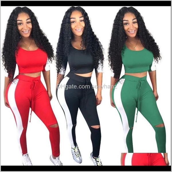womens clothing apparel drop delivery 2021 fitness workout sweat suits women tracksuit set short sleeve t shirt and hole pants casual two, Gray
womens clothing apparel drop delivery 2021 fitness workout sweat suits women tracksuit set short sleeve t shirt and hole pants casual two, Gray