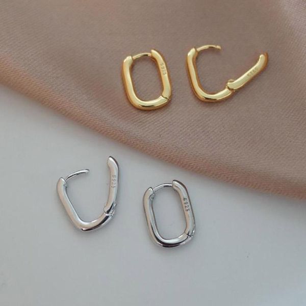 hoop & huggie sterling silver 925 fashion european gold square punk hip-hop geometric small earrings for women party jewelry, Golden;silver
hoop & huggie sterling silver 925 fashion european gold square punk hip-hop geometric small earrings for women party jewelry, Golden;silver