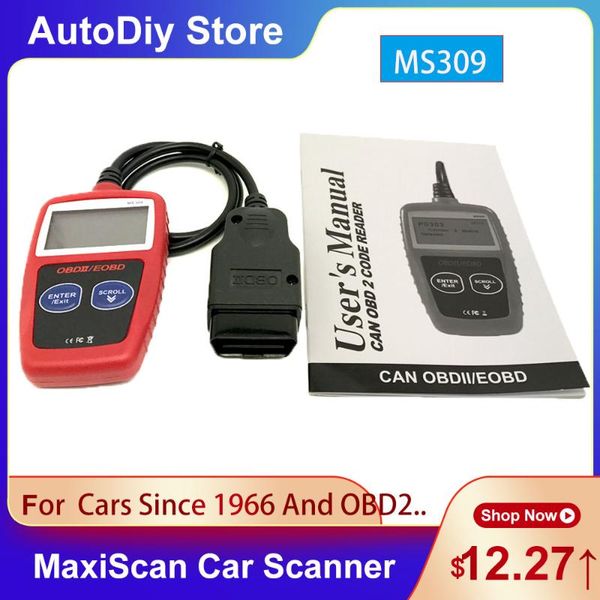 code readers & scan tools original maxiscan ms309 automative scanner reader work with cars since 1996 and er obd2 compliant can protocol mul
code readers & scan tools original maxiscan ms309 automative scanner reader work with cars since 1996 and er obd2 compliant can protocol mul