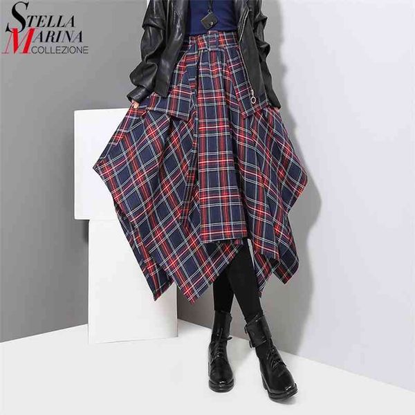 korean style woman red plaid asymmetrical skirt sashes high waist midi belted ladies casual unique irregular checker skirt 3027 210401, Black
korean style woman red plaid asymmetrical skirt sashes high waist midi belted ladies casual unique irregular checker skirt 3027 210401, Black