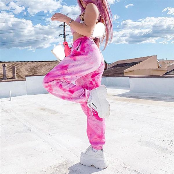 women's pants & capris 2021 pink/purple tie dye printed sweatpants women casual loose long trousers elastic high waist joggers streetwe, Black;white
women's pants & capris 2021 pink/purple tie dye printed sweatpants women casual loose long trousers elastic high waist joggers streetwe, Black;white