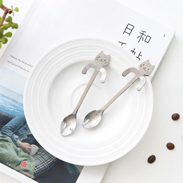 spoons 1 piece cute cat spoon stainless long handle teaspoon flatware drinking tools kitchen gadget ice cream mini tableware
spoons 1 piece cute cat spoon stainless long handle teaspoon flatware drinking tools kitchen gadget ice cream mini tableware