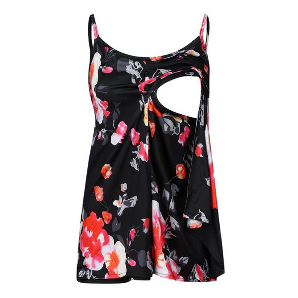 women pregnant blouse maternity sleeveless straps ruffles print floral pregnancy shirts maternal moda drop women's t-shirt, White
women pregnant blouse maternity sleeveless straps ruffles print floral pregnancy shirts maternal moda drop women's t-shirt, White