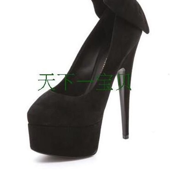 shoe fashionable sell warm woman high-heeled shoes purple suede platform pumps back bow-knot butterfly slippers thin heels, Black
shoe fashionable sell warm woman high-heeled shoes purple suede platform pumps back bow-knot butterfly slippers thin heels, Black