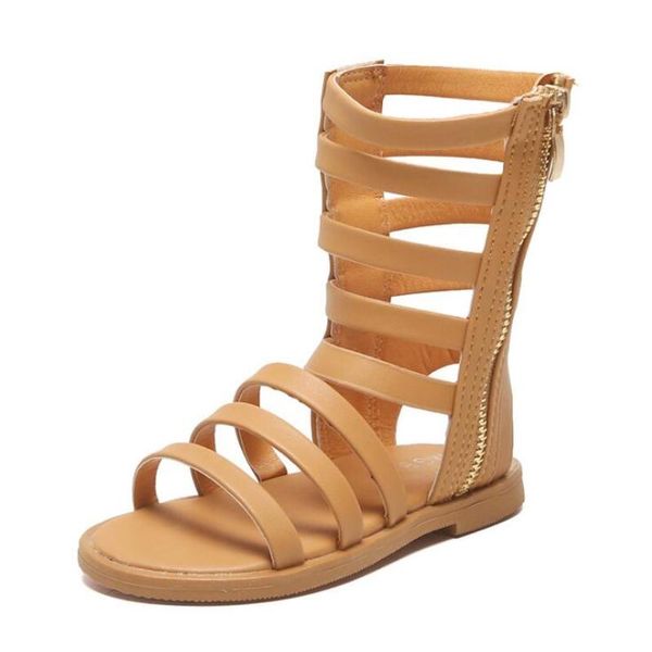 girls sandal summer open toe zip children's gladiator shoes little girl high roman sandals party dress wedding footwear, Black;red
girls sandal summer open toe zip children's gladiator shoes little girl high roman sandals party dress wedding footwear, Black;red