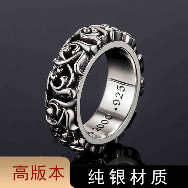 party favor chrome/hearts rings s925 sterling silver ch croix ring men's eternal rattan punk hip hop women's high versio
party favor chrome/hearts rings s925 sterling silver ch croix ring men's eternal rattan punk hip hop women's high versio