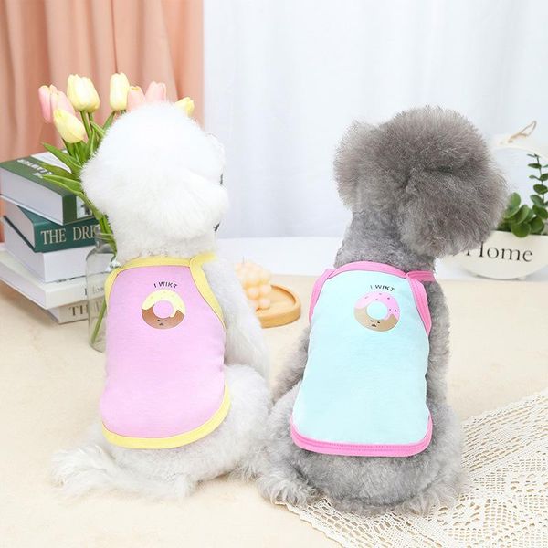 dog apparel donuts shirt candy color pet clothes for small medium dogs chihuahua puppy clothing vest ropa perro
dog apparel donuts shirt candy color pet clothes for small medium dogs chihuahua puppy clothing vest ropa perro
