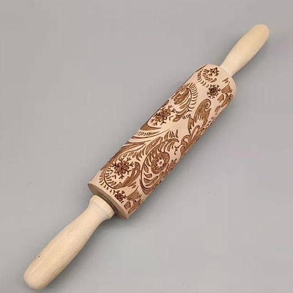 rolling pins & pastry boards 41*5 cm christmas embossed pin kitchen tool wooden accessories with flowers and snowflakes pattern baking
rolling pins & pastry boards 41*5 cm christmas embossed pin kitchen tool wooden accessories with flowers and snowflakes pattern baking