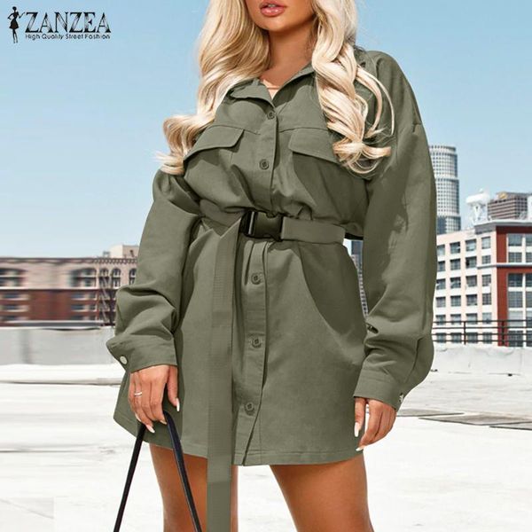 casual dresses stylish cargo shirt dress women lapel collar long sleeve sundress summer belted mini retro solid ol overall, Black;gray
casual dresses stylish cargo shirt dress women lapel collar long sleeve sundress summer belted mini retro solid ol overall, Black;gray
