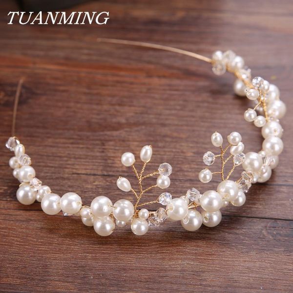 hair clips & barrettes bride pearl hoop wedding hairband head jewelry princess crown and tiara women ornaments, Golden;silver 
hair clips & barrettes bride pearl hoop wedding hairband head jewelry princess crown and tiara women ornaments, Golden;silver