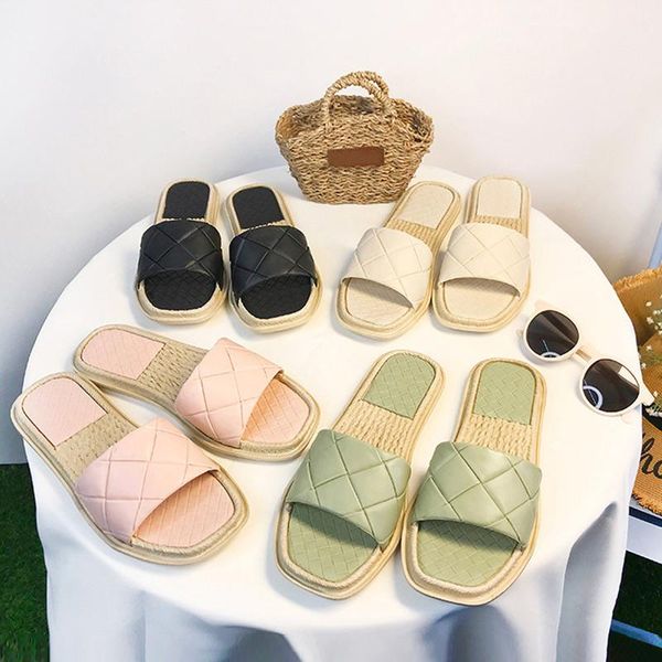 slippers 2021 fashion flat weave women non-slip slides sandal ladies outdoor leisure shoes home slipper beach flip flops, Black
slippers 2021 fashion flat weave women non-slip slides sandal ladies outdoor leisure shoes home slipper beach flip flops, Black
