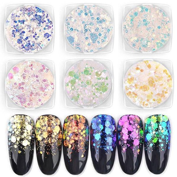 galaxy holographic nail glitter 1 box laser holo sequins paillettes powder dust1, Silver;gold
galaxy holographic nail glitter 1 box laser holo sequins paillettes powder dust1, Silver;gold