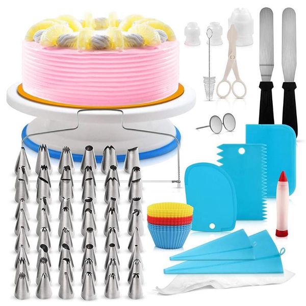 baking & pastry tools 106pcs cake turntable set decorating supplies tube fondant tool kitchen accessories quick delivery
baking & pastry tools 106pcs cake turntable set decorating supplies tube fondant tool kitchen accessories quick delivery