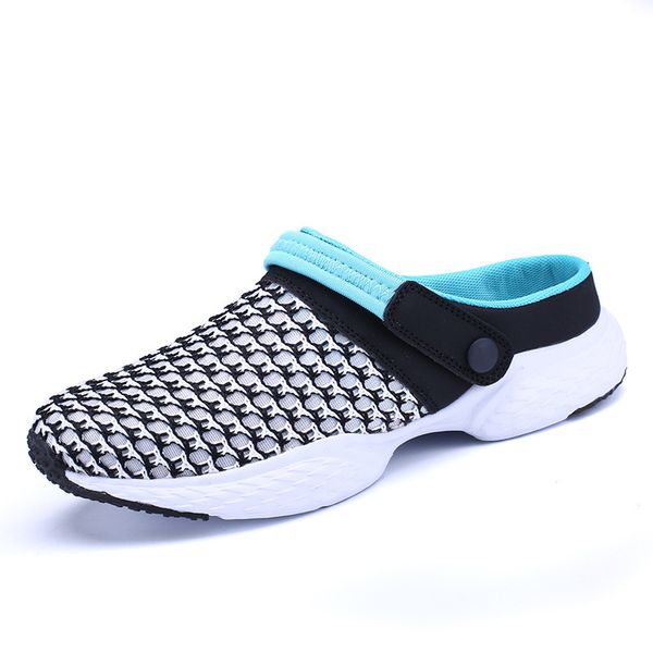 new summer men sandals breathable mesh slip on slippers with soft outsole comfortable casual shoes beach lazy shoes outdoors 2021, Black
new summer men sandals breathable mesh slip on slippers with soft outsole comfortable casual shoes beach lazy shoes outdoors 2021, Black