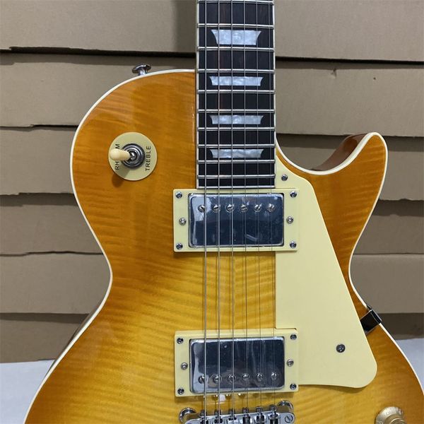 electric guitar, tiger maple standard electric guitarra guitars
electric guitar, tiger maple standard electric guitarra guitars