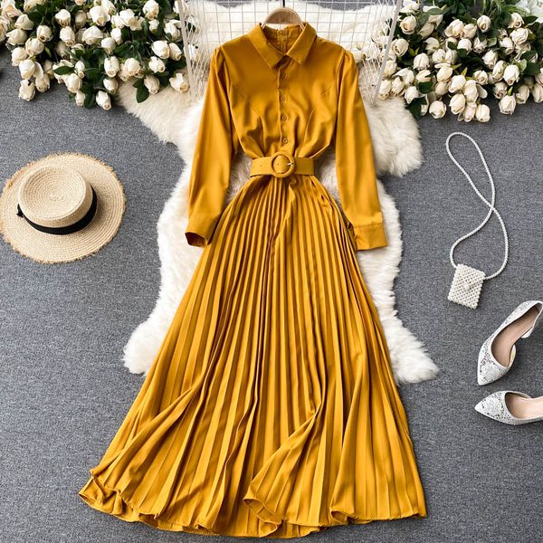 purple/yellow/black draped long dress women vintage single breasted long sleeve pleated robe female elegant robe spring autumn, Black;gray
purple/yellow/black draped long dress women vintage single breasted long sleeve pleated robe female elegant robe spring autumn, Black;gray
