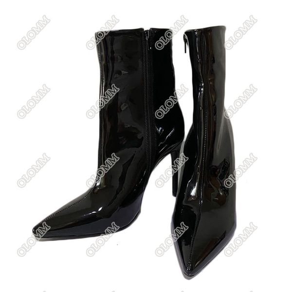 boots olomm shiny woman ankle stiletto boots pointed finger of elegant black foot personalize dress shoes plus size 5-15 ideg
boots olomm shiny woman ankle stiletto boots pointed finger of elegant black foot personalize dress shoes plus size 5-15 ideg