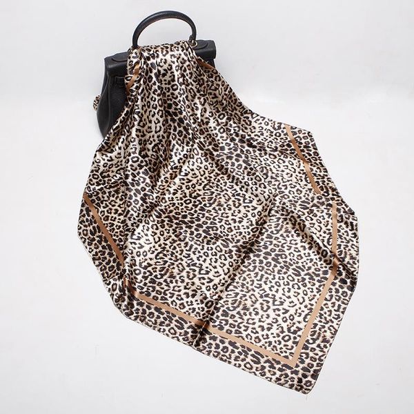 imitation silk scarf ladies 90cm satin decoration square leopard print fashion shawl female retro women headscarf scarves, Blue;gray
imitation silk scarf ladies 90cm satin decoration square leopard print fashion shawl female retro women headscarf scarves, Blue;gray