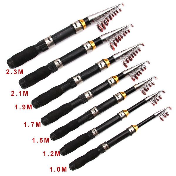 portable fishing rod ultralight for travel 1/1.2/1.5/1.7/2.1 thj99 boat rods
