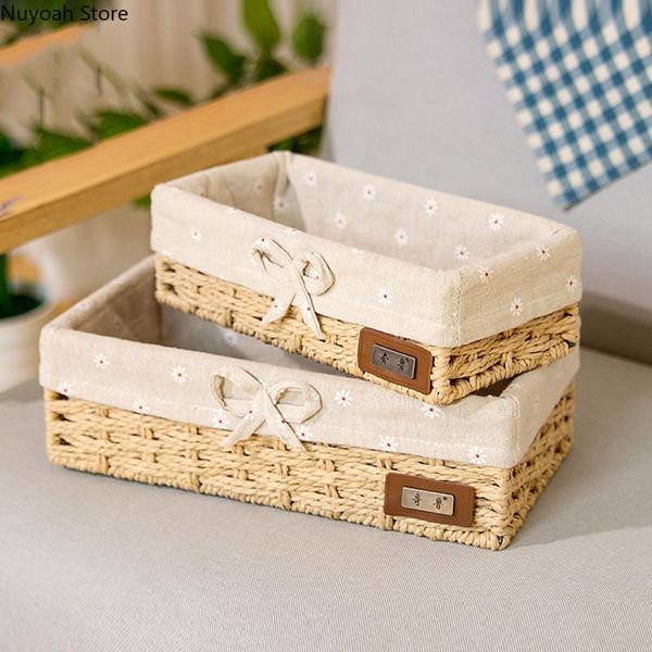 storage baskets straw basket rattan fabric deskbox woven frame key snack decoration
storage baskets straw basket rattan fabric deskbox woven frame key snack decoration