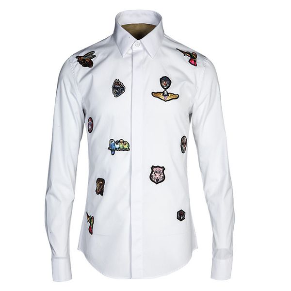 tee shirt shirt shirt men luxury bae embroidery long sleeve mens plus size 4xl slim fit casual party nightclub shirts man, White;black
tee shirt shirt shirt men luxury bae embroidery long sleeve mens plus size 4xl slim fit casual party nightclub shirts man, White;black