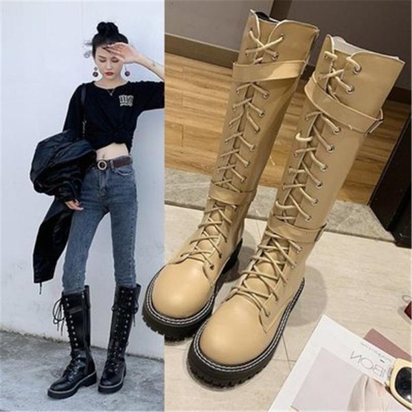 boots women knee high fashion riding knight buckle lace up combat motorcycle long 35-42 yxbc, Black
boots women knee high fashion riding knight buckle lace up combat motorcycle long 35-42 yxbc, Black