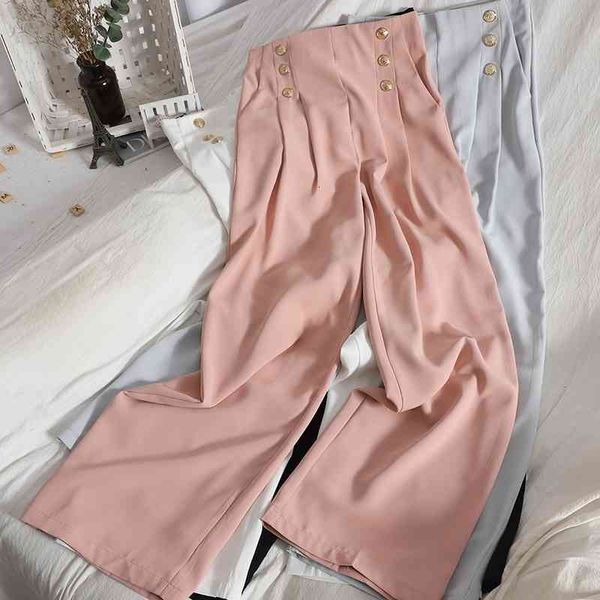 women's pants & capris high-waist double-breasted straight-leg pants women's summer suit drape mopping trousers are thin wide-leg, Black;white
women's pants & capris high-waist double-breasted straight-leg pants women's summer suit drape mopping trousers are thin wide-leg, Black;white