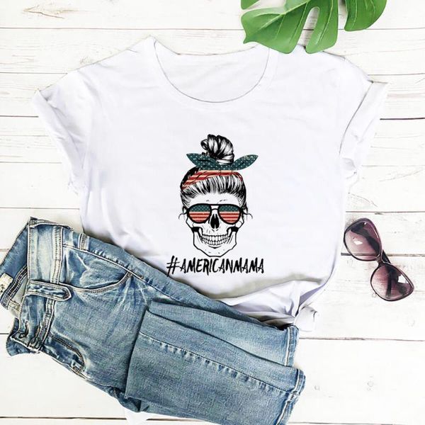 women's t-shirt momlife leopard skull printed tshirt mom party shirts summer casual o-neck short sleeve gift for mother, White
women's t-shirt momlife leopard skull printed tshirt mom party shirts summer casual o-neck short sleeve gift for mother, White