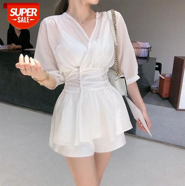 shorts, wide-leg pants, light cooked wind, two-piece set, hepburn, cold salt, sweet, casual, western style, age reduction suit, women #um5g, Black;gray 
shorts, wide-leg pants, light cooked wind, two-piece set, hepburn, cold salt, sweet, casual, western style, age reduction suit, women #um5g, Black;gray