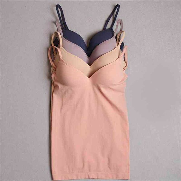 solid color adjustable womens tanks strap built in cup padded wireless slim maternity cotton underwear camisoles size l, White
solid color adjustable womens tanks strap built in cup padded wireless slim maternity cotton underwear camisoles size l, White