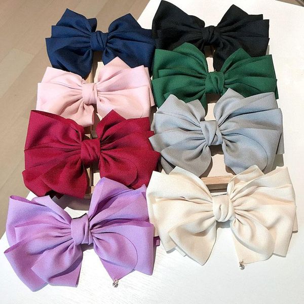 bohemian solid satin big bow hairpin spring clip female ponytail sweet hair bows fairy barrettes accessories for women
bohemian solid satin big bow hairpin spring clip female ponytail sweet hair bows fairy barrettes accessories for women