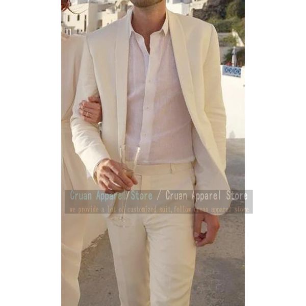 men's suits & blazers custom made ivory white beach wedding men set slim fit causal summer linen male blazer groom tuxedo jacket pants, White;black
men's suits & blazers custom made ivory white beach wedding men set slim fit causal summer linen male blazer groom tuxedo jacket pants, White;black