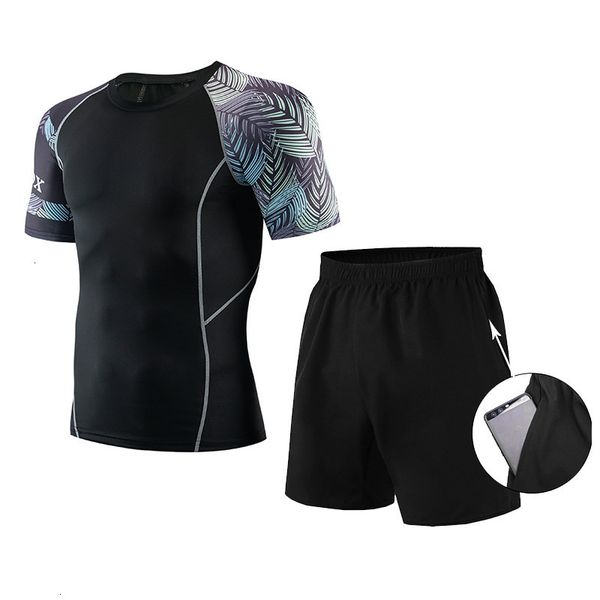sleeve short men's tracksuits sports fitness suit quick dry running clothes gym breathable sweat absorbing sportswear, Gray
sleeve short men's tracksuits sports fitness suit quick dry running clothes gym breathable sweat absorbing sportswear, Gray