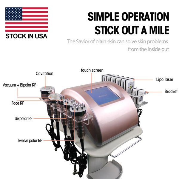 us warehouse 6 in 1 cavitation vacuum rf 40k ultrasonic slimming machine beauty device for weight loss fat reduction cellulite treatment spa
us warehouse 6 in 1 cavitation vacuum rf 40k ultrasonic slimming machine beauty device for weight loss fat reduction cellulite treatment spa